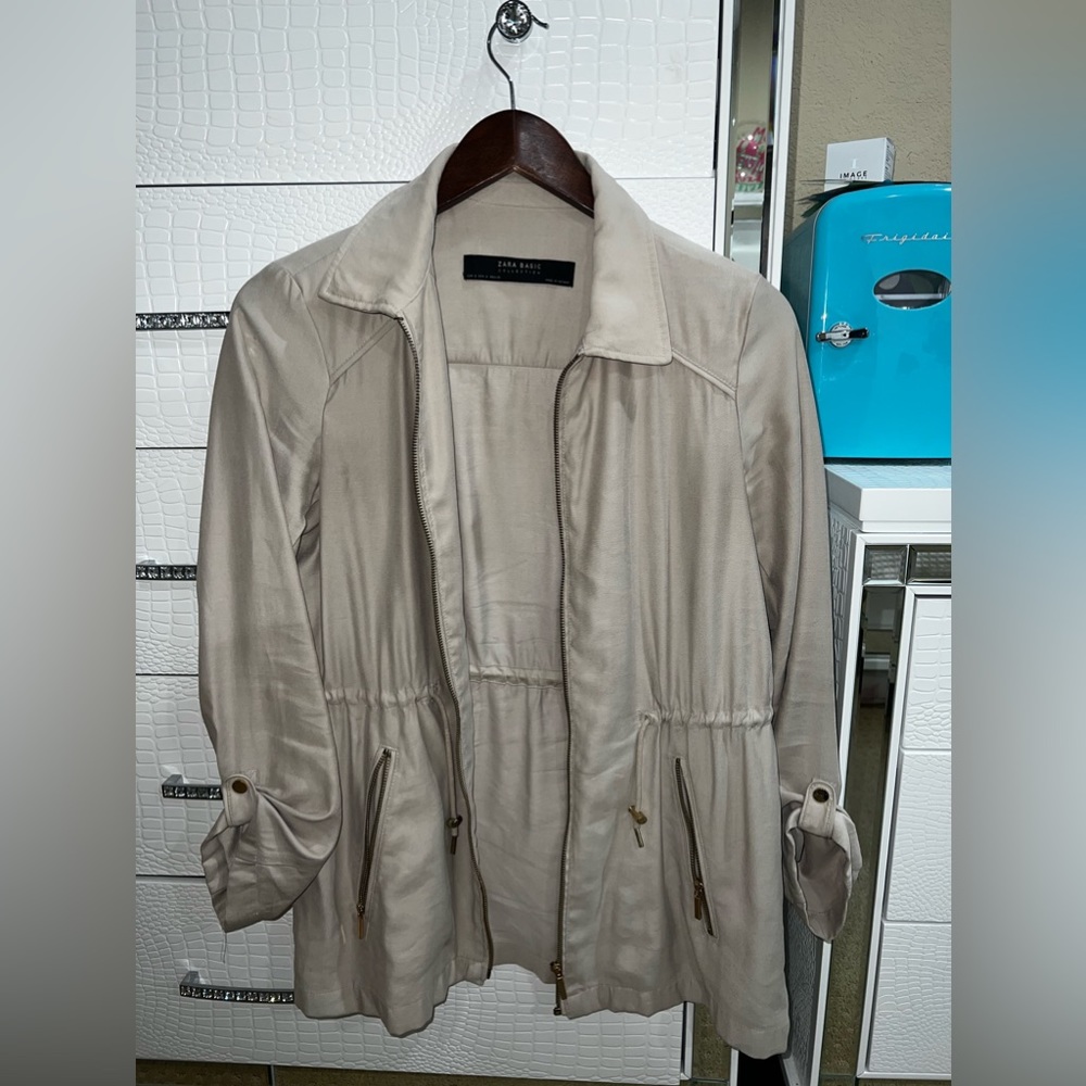 Zara Grey Jacket Size Small